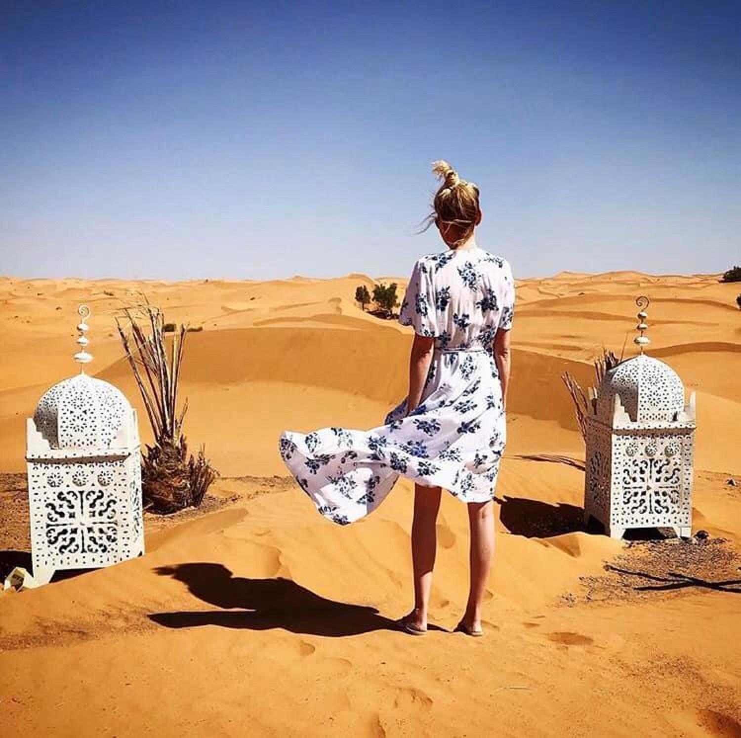 Khamlia Luxury Desert Camp เมอร์ซูกา ภายนอก รูปภาพ
