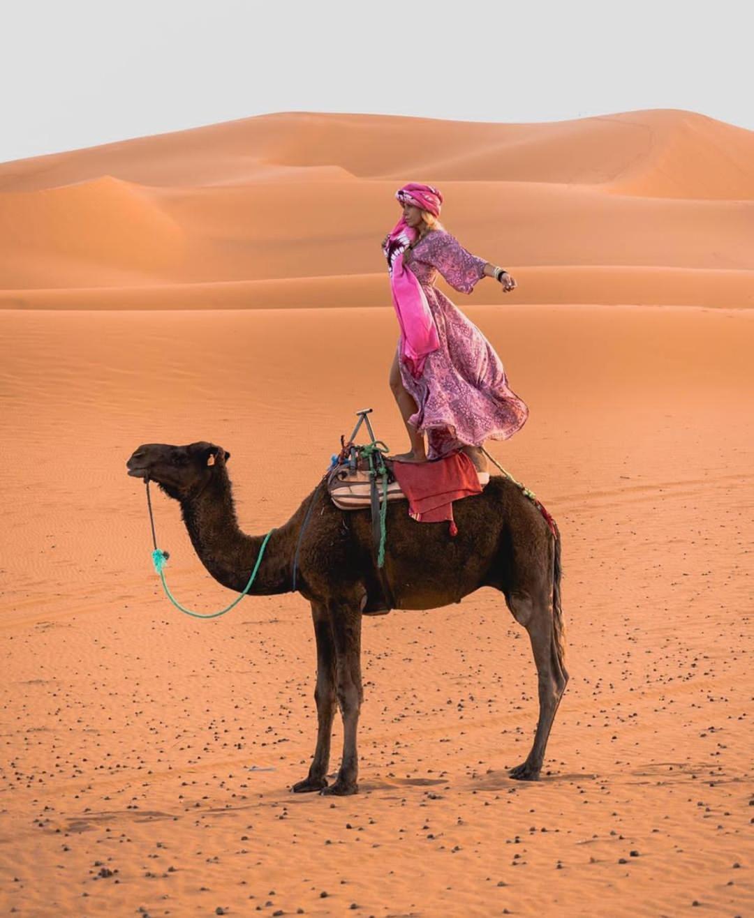 Khamlia Luxury Desert Camp เมอร์ซูกา ภายนอก รูปภาพ